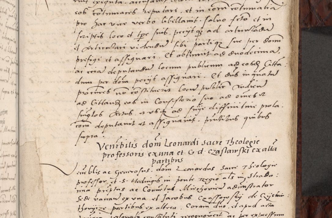 Zdjęcie nr 27 dla obiektu archiwalnego: Acta actorum causar[um sen]tenciarum tam diffinitivarum quam interlocutoriarum et obligacionum coram reverendo domino Benedicto Isdbienski cancellario Gnesnensi, cantore et vicario in spiritualibus generali Craccoviensi ad annum Domini millesimum quingentesimum quadragesimum quartum, cuius indicio est secunda, pontificatus sanctiss[imi] in Christo patris et [domi]ni nostri domini Pauli divina providencia pape tercii feliciter moderni, anno coronancionis eiusdem decimo, continuantur