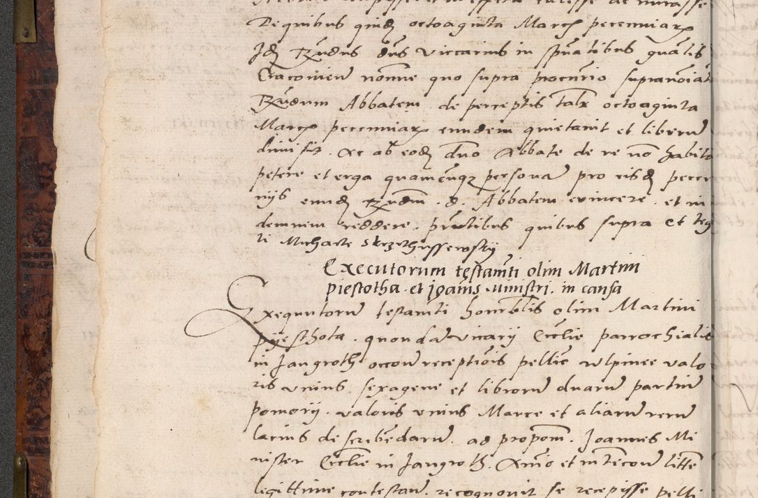 Zdjęcie nr 26 dla obiektu archiwalnego: Acta actorum causar[um sen]tenciarum tam diffinitivarum quam interlocutoriarum et obligacionum coram reverendo domino Benedicto Isdbienski cancellario Gnesnensi, cantore et vicario in spiritualibus generali Craccoviensi ad annum Domini millesimum quingentesimum quadragesimum quartum, cuius indicio est secunda, pontificatus sanctiss[imi] in Christo patris et [domi]ni nostri domini Pauli divina providencia pape tercii feliciter moderni, anno coronancionis eiusdem decimo, continuantur