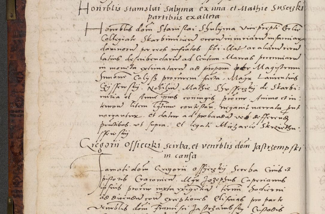 Zdjęcie nr 20 dla obiektu archiwalnego: Acta actorum causar[um sen]tenciarum tam diffinitivarum quam interlocutoriarum et obligacionum coram reverendo domino Benedicto Isdbienski cancellario Gnesnensi, cantore et vicario in spiritualibus generali Craccoviensi ad annum Domini millesimum quingentesimum quadragesimum quartum, cuius indicio est secunda, pontificatus sanctiss[imi] in Christo patris et [domi]ni nostri domini Pauli divina providencia pape tercii feliciter moderni, anno coronancionis eiusdem decimo, continuantur