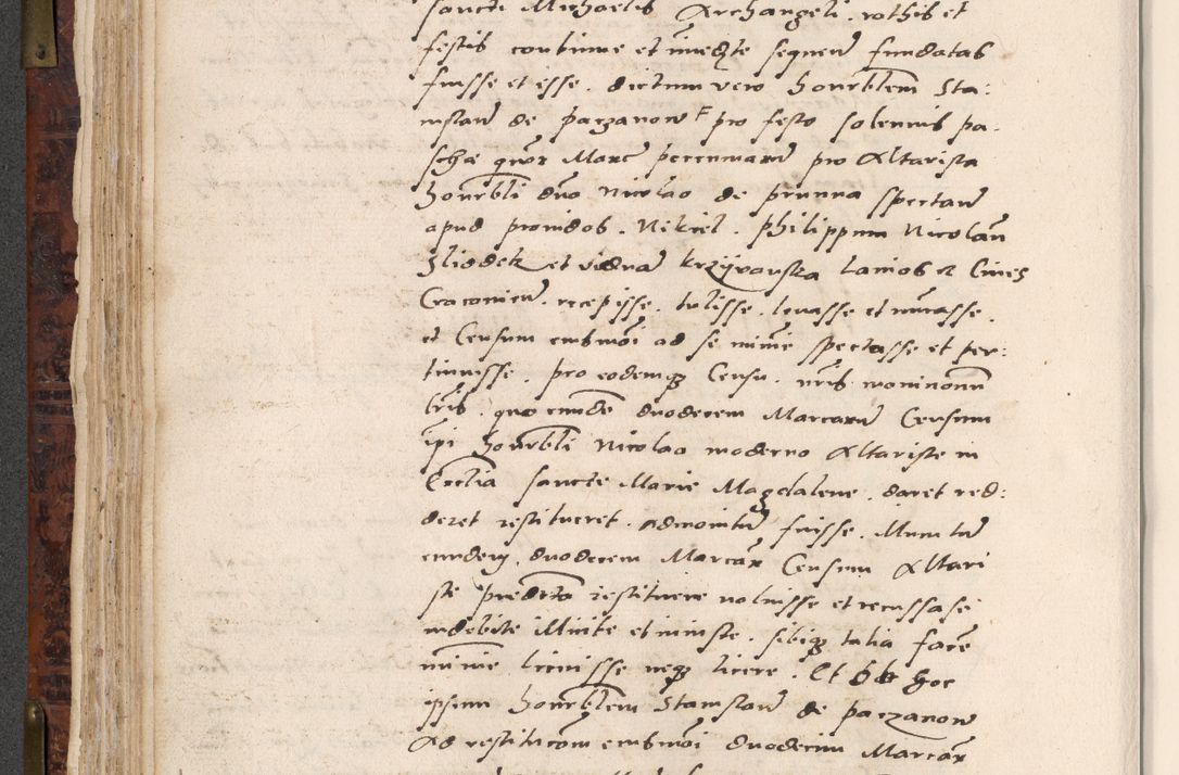Zdjęcie nr 218 dla obiektu archiwalnego: Acta actorum causar[um sen]tenciarum tam diffinitivarum quam interlocutoriarum et obligacionum coram reverendo domino Benedicto Isdbienski cancellario Gnesnensi, cantore et vicario in spiritualibus generali Craccoviensi ad annum Domini millesimum quingentesimum quadragesimum quartum, cuius indicio est secunda, pontificatus sanctiss[imi] in Christo patris et [domi]ni nostri domini Pauli divina providencia pape tercii feliciter moderni, anno coronancionis eiusdem decimo, continuantur