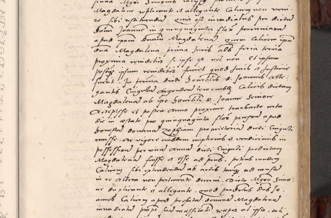 Zdjęcie nr 213 dla obiektu archiwalnego: Acta actorum causar[um sen]tenciarum tam diffinitivarum quam interlocutoriarum et obligacionum coram reverendo domino Benedicto Isdbienski cancellario Gnesnensi, cantore et vicario in spiritualibus generali Craccoviensi ad annum Domini millesimum quingentesimum quadragesimum quartum, cuius indicio est secunda, pontificatus sanctiss[imi] in Christo patris et [domi]ni nostri domini Pauli divina providencia pape tercii feliciter moderni, anno coronancionis eiusdem decimo, continuantur