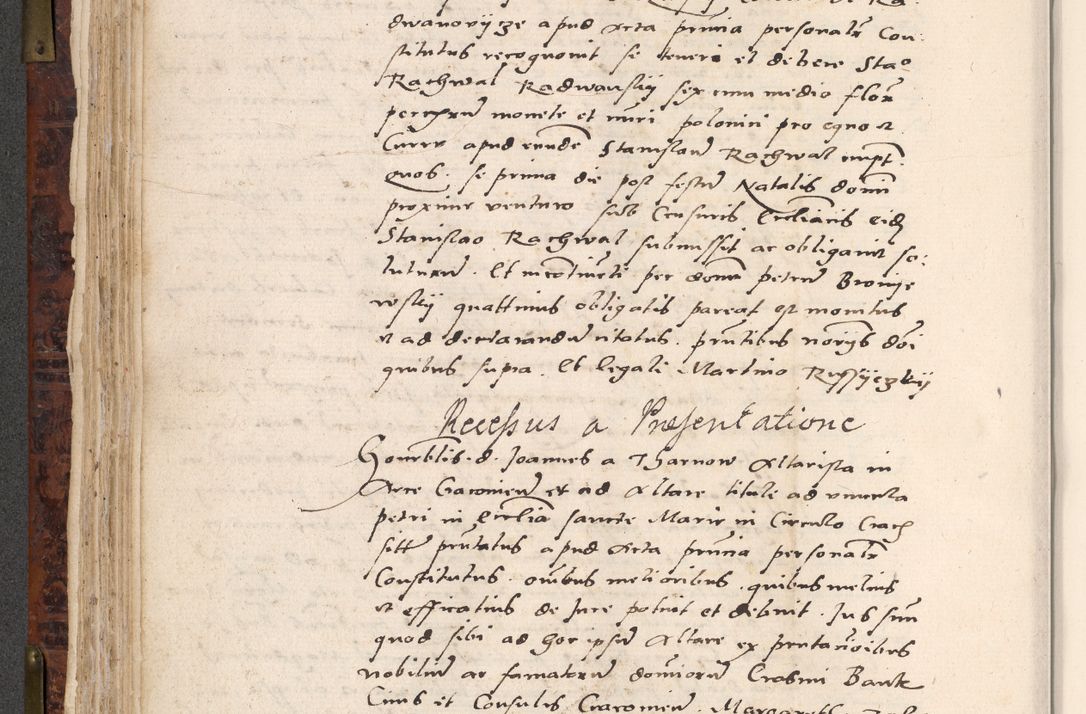 Zdjęcie nr 214 dla obiektu archiwalnego: Acta actorum causar[um sen]tenciarum tam diffinitivarum quam interlocutoriarum et obligacionum coram reverendo domino Benedicto Isdbienski cancellario Gnesnensi, cantore et vicario in spiritualibus generali Craccoviensi ad annum Domini millesimum quingentesimum quadragesimum quartum, cuius indicio est secunda, pontificatus sanctiss[imi] in Christo patris et [domi]ni nostri domini Pauli divina providencia pape tercii feliciter moderni, anno coronancionis eiusdem decimo, continuantur