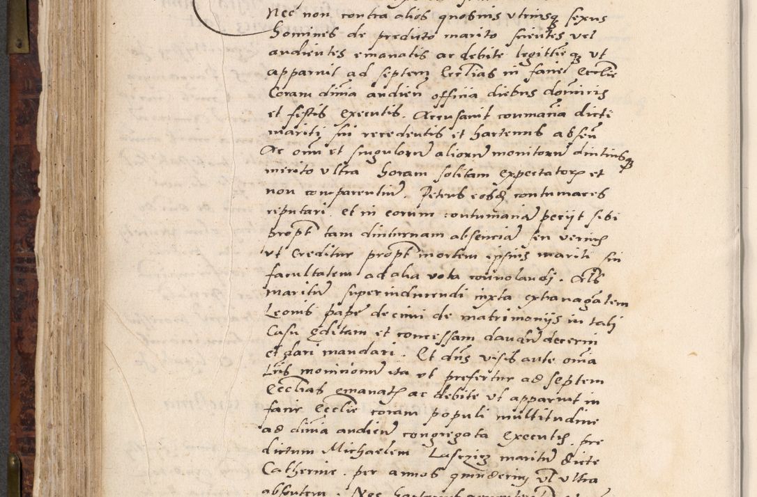 Zdjęcie nr 410 dla obiektu archiwalnego: Acta actorum causar[um sen]tenciarum tam diffinitivarum quam interlocutoriarum et obligacionum coram reverendo domino Benedicto Isdbienski cancellario Gnesnensi, cantore et vicario in spiritualibus generali Craccoviensi ad annum Domini millesimum quingentesimum quadragesimum quartum, cuius indicio est secunda, pontificatus sanctiss[imi] in Christo patris et [domi]ni nostri domini Pauli divina providencia pape tercii feliciter moderni, anno coronancionis eiusdem decimo, continuantur