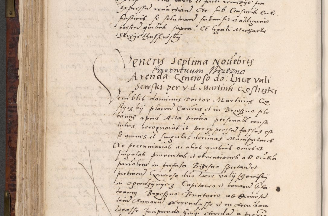 Zdjęcie nr 406 dla obiektu archiwalnego: Acta actorum causar[um sen]tenciarum tam diffinitivarum quam interlocutoriarum et obligacionum coram reverendo domino Benedicto Isdbienski cancellario Gnesnensi, cantore et vicario in spiritualibus generali Craccoviensi ad annum Domini millesimum quingentesimum quadragesimum quartum, cuius indicio est secunda, pontificatus sanctiss[imi] in Christo patris et [domi]ni nostri domini Pauli divina providencia pape tercii feliciter moderni, anno coronancionis eiusdem decimo, continuantur