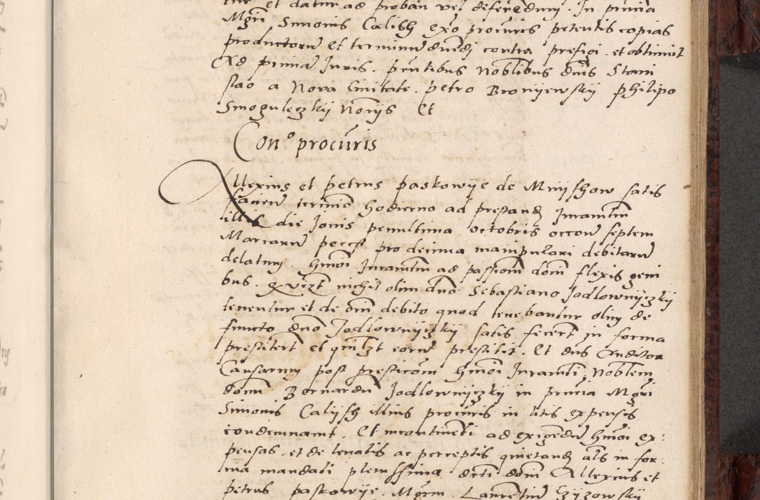 Zdjęcie nr 403 dla obiektu archiwalnego: Acta actorum causar[um sen]tenciarum tam diffinitivarum quam interlocutoriarum et obligacionum coram reverendo domino Benedicto Isdbienski cancellario Gnesnensi, cantore et vicario in spiritualibus generali Craccoviensi ad annum Domini millesimum quingentesimum quadragesimum quartum, cuius indicio est secunda, pontificatus sanctiss[imi] in Christo patris et [domi]ni nostri domini Pauli divina providencia pape tercii feliciter moderni, anno coronancionis eiusdem decimo, continuantur