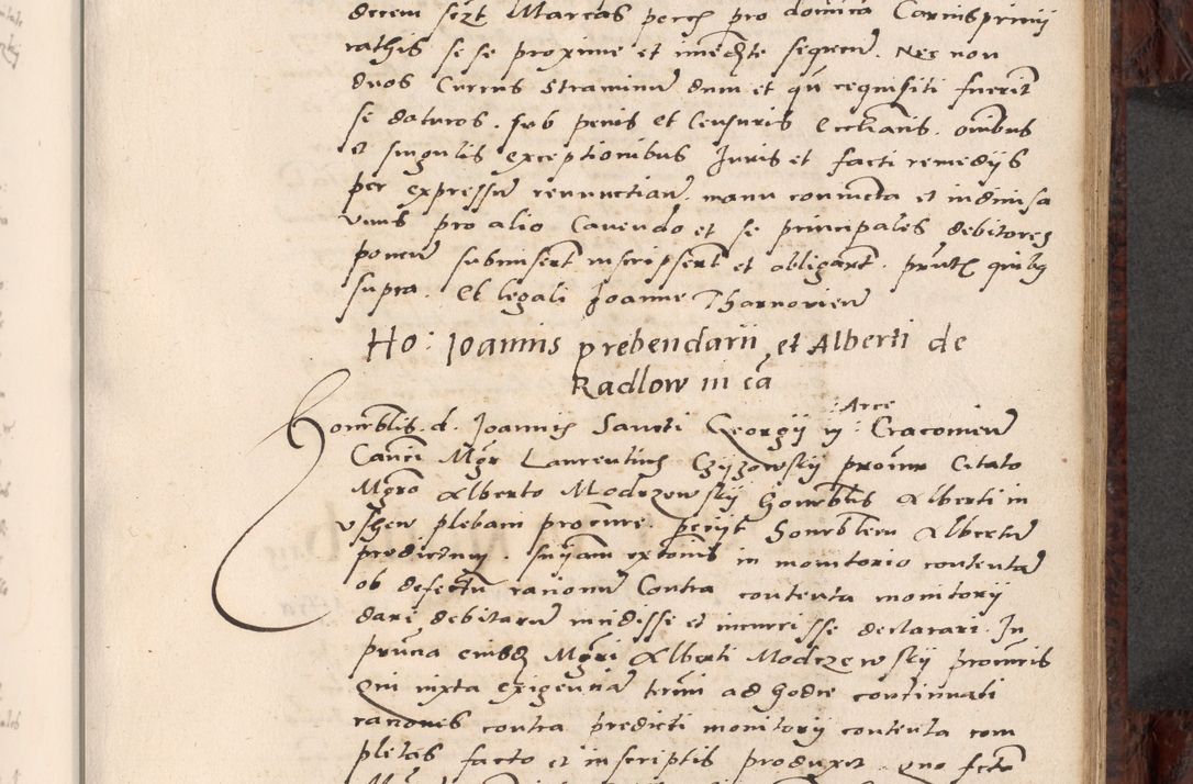 Zdjęcie nr 401 dla obiektu archiwalnego: Acta actorum causar[um sen]tenciarum tam diffinitivarum quam interlocutoriarum et obligacionum coram reverendo domino Benedicto Isdbienski cancellario Gnesnensi, cantore et vicario in spiritualibus generali Craccoviensi ad annum Domini millesimum quingentesimum quadragesimum quartum, cuius indicio est secunda, pontificatus sanctiss[imi] in Christo patris et [domi]ni nostri domini Pauli divina providencia pape tercii feliciter moderni, anno coronancionis eiusdem decimo, continuantur