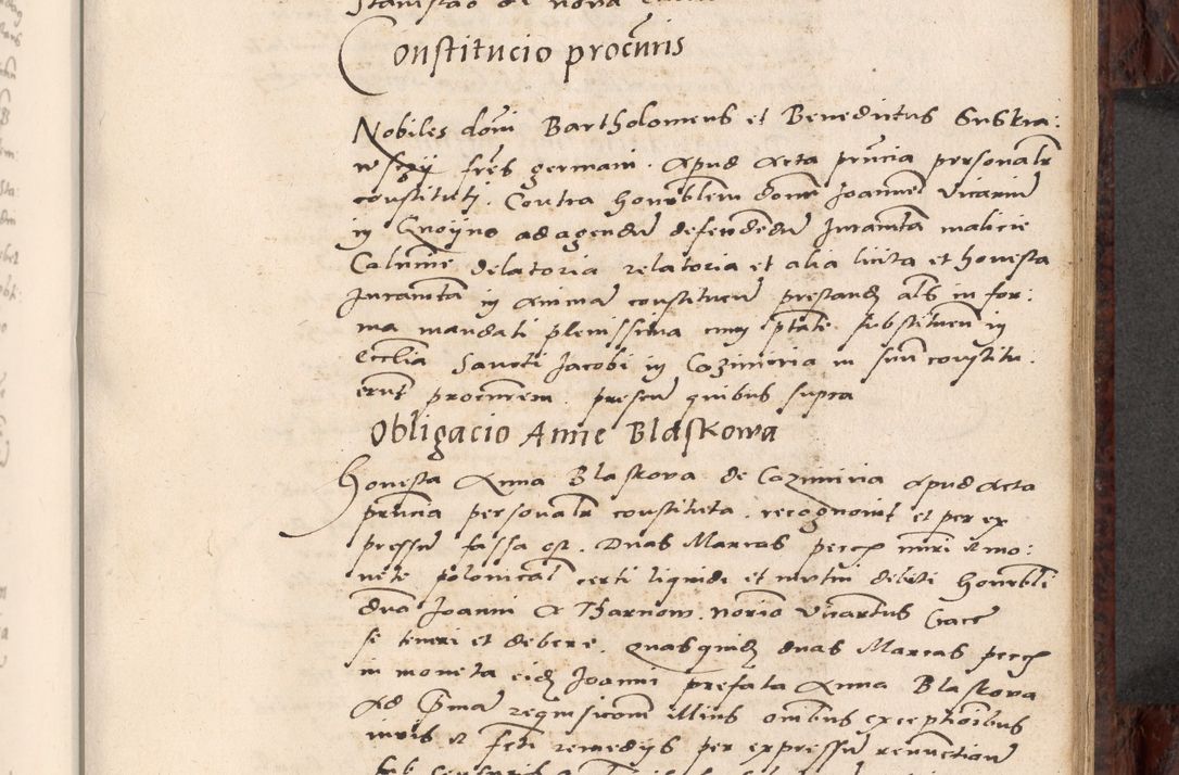 Zdjęcie nr 399 dla obiektu archiwalnego: Acta actorum causar[um sen]tenciarum tam diffinitivarum quam interlocutoriarum et obligacionum coram reverendo domino Benedicto Isdbienski cancellario Gnesnensi, cantore et vicario in spiritualibus generali Craccoviensi ad annum Domini millesimum quingentesimum quadragesimum quartum, cuius indicio est secunda, pontificatus sanctiss[imi] in Christo patris et [domi]ni nostri domini Pauli divina providencia pape tercii feliciter moderni, anno coronancionis eiusdem decimo, continuantur