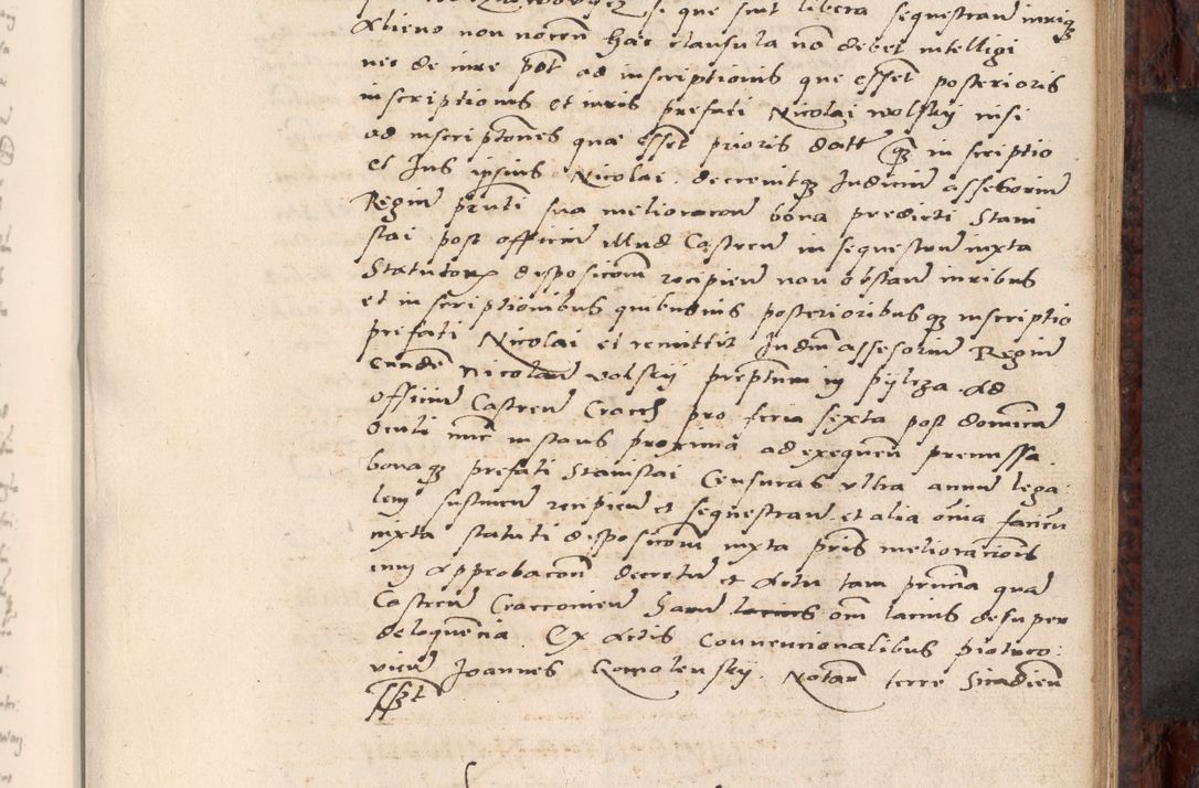 Zdjęcie nr 397 dla obiektu archiwalnego: Acta actorum causar[um sen]tenciarum tam diffinitivarum quam interlocutoriarum et obligacionum coram reverendo domino Benedicto Isdbienski cancellario Gnesnensi, cantore et vicario in spiritualibus generali Craccoviensi ad annum Domini millesimum quingentesimum quadragesimum quartum, cuius indicio est secunda, pontificatus sanctiss[imi] in Christo patris et [domi]ni nostri domini Pauli divina providencia pape tercii feliciter moderni, anno coronancionis eiusdem decimo, continuantur
