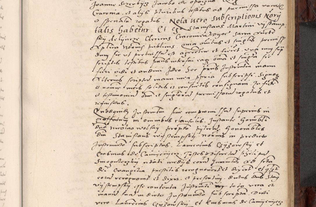 Zdjęcie nr 395 dla obiektu archiwalnego: Acta actorum causar[um sen]tenciarum tam diffinitivarum quam interlocutoriarum et obligacionum coram reverendo domino Benedicto Isdbienski cancellario Gnesnensi, cantore et vicario in spiritualibus generali Craccoviensi ad annum Domini millesimum quingentesimum quadragesimum quartum, cuius indicio est secunda, pontificatus sanctiss[imi] in Christo patris et [domi]ni nostri domini Pauli divina providencia pape tercii feliciter moderni, anno coronancionis eiusdem decimo, continuantur