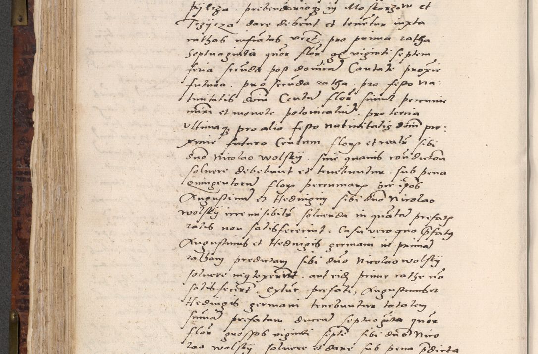 Zdjęcie nr 388 dla obiektu archiwalnego: Acta actorum causar[um sen]tenciarum tam diffinitivarum quam interlocutoriarum et obligacionum coram reverendo domino Benedicto Isdbienski cancellario Gnesnensi, cantore et vicario in spiritualibus generali Craccoviensi ad annum Domini millesimum quingentesimum quadragesimum quartum, cuius indicio est secunda, pontificatus sanctiss[imi] in Christo patris et [domi]ni nostri domini Pauli divina providencia pape tercii feliciter moderni, anno coronancionis eiusdem decimo, continuantur
