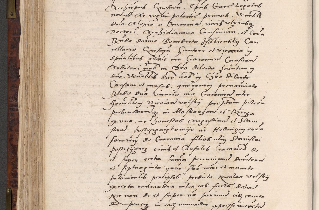 Zdjęcie nr 386 dla obiektu archiwalnego: Acta actorum causar[um sen]tenciarum tam diffinitivarum quam interlocutoriarum et obligacionum coram reverendo domino Benedicto Isdbienski cancellario Gnesnensi, cantore et vicario in spiritualibus generali Craccoviensi ad annum Domini millesimum quingentesimum quadragesimum quartum, cuius indicio est secunda, pontificatus sanctiss[imi] in Christo patris et [domi]ni nostri domini Pauli divina providencia pape tercii feliciter moderni, anno coronancionis eiusdem decimo, continuantur