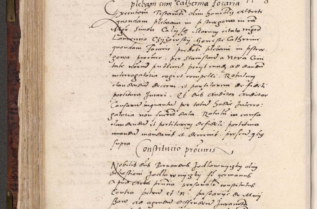 Zdjęcie nr 380 dla obiektu archiwalnego: Acta actorum causar[um sen]tenciarum tam diffinitivarum quam interlocutoriarum et obligacionum coram reverendo domino Benedicto Isdbienski cancellario Gnesnensi, cantore et vicario in spiritualibus generali Craccoviensi ad annum Domini millesimum quingentesimum quadragesimum quartum, cuius indicio est secunda, pontificatus sanctiss[imi] in Christo patris et [domi]ni nostri domini Pauli divina providencia pape tercii feliciter moderni, anno coronancionis eiusdem decimo, continuantur