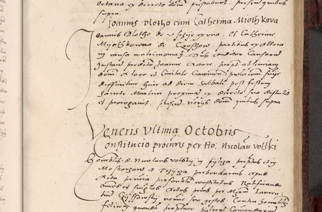 Zdjęcie nr 381 dla obiektu archiwalnego: Acta actorum causar[um sen]tenciarum tam diffinitivarum quam interlocutoriarum et obligacionum coram reverendo domino Benedicto Isdbienski cancellario Gnesnensi, cantore et vicario in spiritualibus generali Craccoviensi ad annum Domini millesimum quingentesimum quadragesimum quartum, cuius indicio est secunda, pontificatus sanctiss[imi] in Christo patris et [domi]ni nostri domini Pauli divina providencia pape tercii feliciter moderni, anno coronancionis eiusdem decimo, continuantur