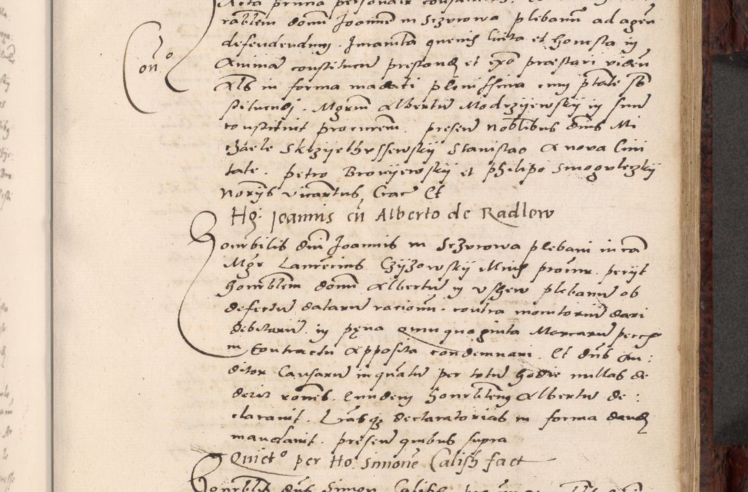 Zdjęcie nr 379 dla obiektu archiwalnego: Acta actorum causar[um sen]tenciarum tam diffinitivarum quam interlocutoriarum et obligacionum coram reverendo domino Benedicto Isdbienski cancellario Gnesnensi, cantore et vicario in spiritualibus generali Craccoviensi ad annum Domini millesimum quingentesimum quadragesimum quartum, cuius indicio est secunda, pontificatus sanctiss[imi] in Christo patris et [domi]ni nostri domini Pauli divina providencia pape tercii feliciter moderni, anno coronancionis eiusdem decimo, continuantur
