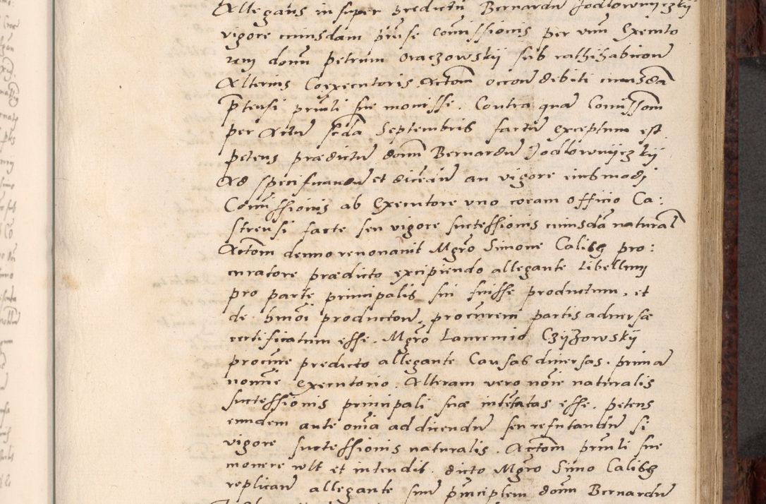 Zdjęcie nr 371 dla obiektu archiwalnego: Acta actorum causar[um sen]tenciarum tam diffinitivarum quam interlocutoriarum et obligacionum coram reverendo domino Benedicto Isdbienski cancellario Gnesnensi, cantore et vicario in spiritualibus generali Craccoviensi ad annum Domini millesimum quingentesimum quadragesimum quartum, cuius indicio est secunda, pontificatus sanctiss[imi] in Christo patris et [domi]ni nostri domini Pauli divina providencia pape tercii feliciter moderni, anno coronancionis eiusdem decimo, continuantur
