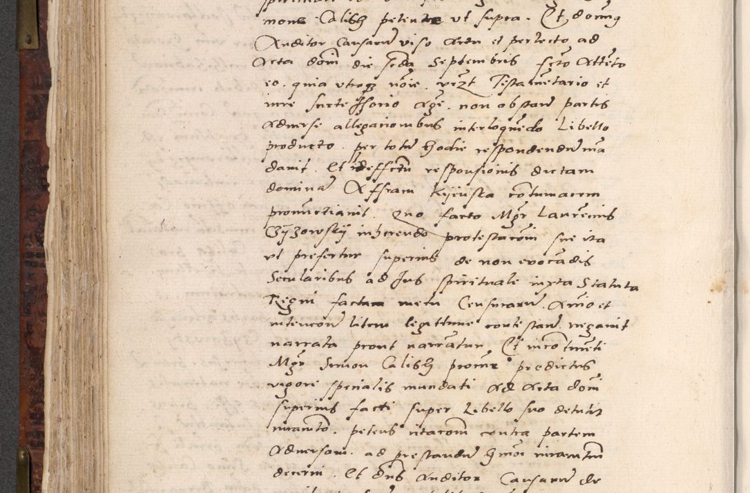 Zdjęcie nr 372 dla obiektu archiwalnego: Acta actorum causar[um sen]tenciarum tam diffinitivarum quam interlocutoriarum et obligacionum coram reverendo domino Benedicto Isdbienski cancellario Gnesnensi, cantore et vicario in spiritualibus generali Craccoviensi ad annum Domini millesimum quingentesimum quadragesimum quartum, cuius indicio est secunda, pontificatus sanctiss[imi] in Christo patris et [domi]ni nostri domini Pauli divina providencia pape tercii feliciter moderni, anno coronancionis eiusdem decimo, continuantur
