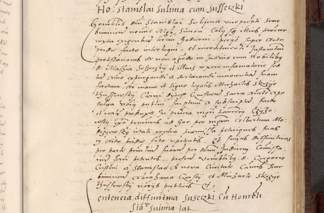 Zdjęcie nr 363 dla obiektu archiwalnego: Acta actorum causar[um sen]tenciarum tam diffinitivarum quam interlocutoriarum et obligacionum coram reverendo domino Benedicto Isdbienski cancellario Gnesnensi, cantore et vicario in spiritualibus generali Craccoviensi ad annum Domini millesimum quingentesimum quadragesimum quartum, cuius indicio est secunda, pontificatus sanctiss[imi] in Christo patris et [domi]ni nostri domini Pauli divina providencia pape tercii feliciter moderni, anno coronancionis eiusdem decimo, continuantur