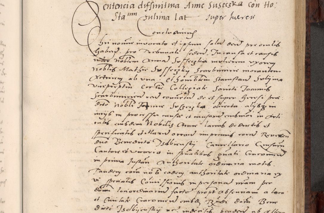 Zdjęcie nr 365 dla obiektu archiwalnego: Acta actorum causar[um sen]tenciarum tam diffinitivarum quam interlocutoriarum et obligacionum coram reverendo domino Benedicto Isdbienski cancellario Gnesnensi, cantore et vicario in spiritualibus generali Craccoviensi ad annum Domini millesimum quingentesimum quadragesimum quartum, cuius indicio est secunda, pontificatus sanctiss[imi] in Christo patris et [domi]ni nostri domini Pauli divina providencia pape tercii feliciter moderni, anno coronancionis eiusdem decimo, continuantur