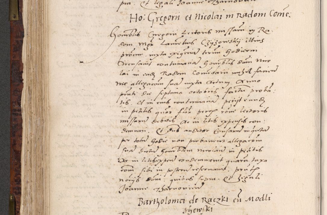Zdjęcie nr 360 dla obiektu archiwalnego: Acta actorum causar[um sen]tenciarum tam diffinitivarum quam interlocutoriarum et obligacionum coram reverendo domino Benedicto Isdbienski cancellario Gnesnensi, cantore et vicario in spiritualibus generali Craccoviensi ad annum Domini millesimum quingentesimum quadragesimum quartum, cuius indicio est secunda, pontificatus sanctiss[imi] in Christo patris et [domi]ni nostri domini Pauli divina providencia pape tercii feliciter moderni, anno coronancionis eiusdem decimo, continuantur