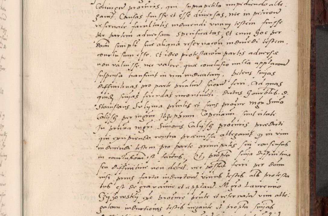 Zdjęcie nr 359 dla obiektu archiwalnego: Acta actorum causar[um sen]tenciarum tam diffinitivarum quam interlocutoriarum et obligacionum coram reverendo domino Benedicto Isdbienski cancellario Gnesnensi, cantore et vicario in spiritualibus generali Craccoviensi ad annum Domini millesimum quingentesimum quadragesimum quartum, cuius indicio est secunda, pontificatus sanctiss[imi] in Christo patris et [domi]ni nostri domini Pauli divina providencia pape tercii feliciter moderni, anno coronancionis eiusdem decimo, continuantur