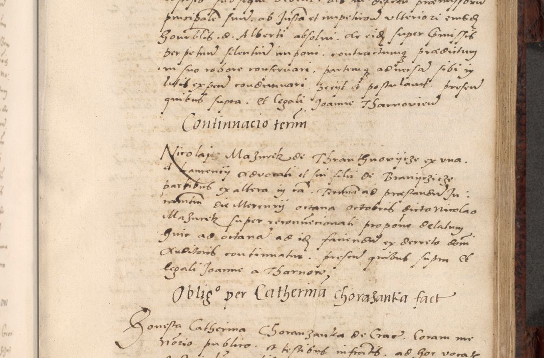 Zdjęcie nr 353 dla obiektu archiwalnego: Acta actorum causar[um sen]tenciarum tam diffinitivarum quam interlocutoriarum et obligacionum coram reverendo domino Benedicto Isdbienski cancellario Gnesnensi, cantore et vicario in spiritualibus generali Craccoviensi ad annum Domini millesimum quingentesimum quadragesimum quartum, cuius indicio est secunda, pontificatus sanctiss[imi] in Christo patris et [domi]ni nostri domini Pauli divina providencia pape tercii feliciter moderni, anno coronancionis eiusdem decimo, continuantur