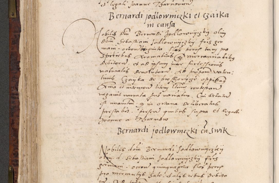 Zdjęcie nr 350 dla obiektu archiwalnego: Acta actorum causar[um sen]tenciarum tam diffinitivarum quam interlocutoriarum et obligacionum coram reverendo domino Benedicto Isdbienski cancellario Gnesnensi, cantore et vicario in spiritualibus generali Craccoviensi ad annum Domini millesimum quingentesimum quadragesimum quartum, cuius indicio est secunda, pontificatus sanctiss[imi] in Christo patris et [domi]ni nostri domini Pauli divina providencia pape tercii feliciter moderni, anno coronancionis eiusdem decimo, continuantur