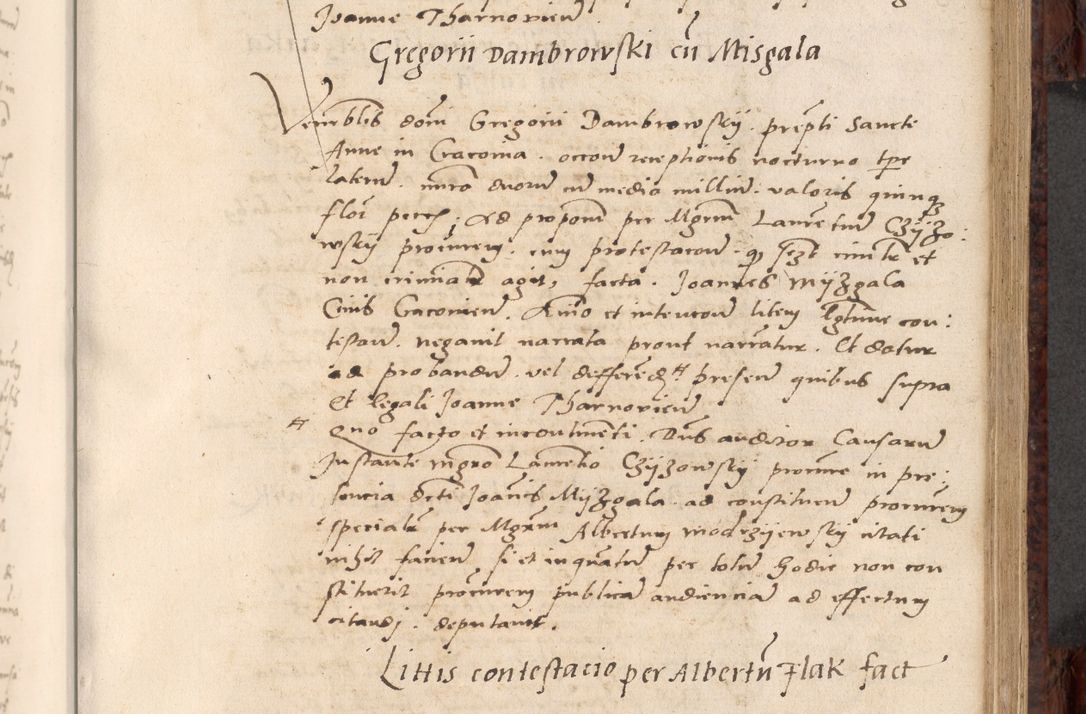 Zdjęcie nr 349 dla obiektu archiwalnego: Acta actorum causar[um sen]tenciarum tam diffinitivarum quam interlocutoriarum et obligacionum coram reverendo domino Benedicto Isdbienski cancellario Gnesnensi, cantore et vicario in spiritualibus generali Craccoviensi ad annum Domini millesimum quingentesimum quadragesimum quartum, cuius indicio est secunda, pontificatus sanctiss[imi] in Christo patris et [domi]ni nostri domini Pauli divina providencia pape tercii feliciter moderni, anno coronancionis eiusdem decimo, continuantur
