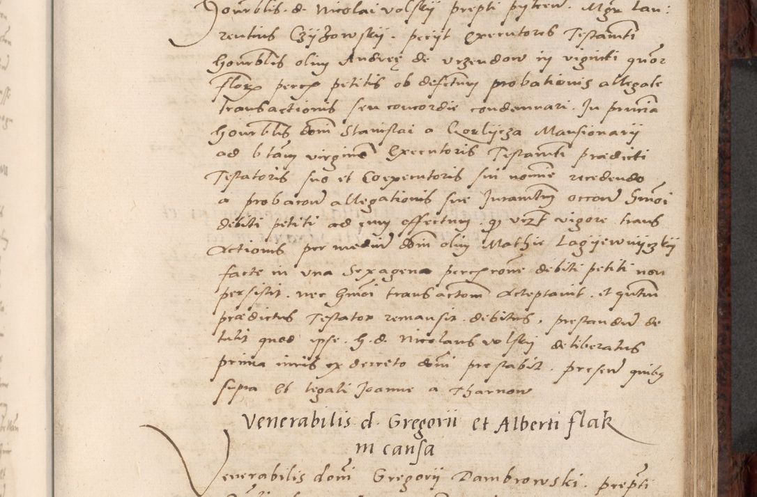 Zdjęcie nr 341 dla obiektu archiwalnego: Acta actorum causar[um sen]tenciarum tam diffinitivarum quam interlocutoriarum et obligacionum coram reverendo domino Benedicto Isdbienski cancellario Gnesnensi, cantore et vicario in spiritualibus generali Craccoviensi ad annum Domini millesimum quingentesimum quadragesimum quartum, cuius indicio est secunda, pontificatus sanctiss[imi] in Christo patris et [domi]ni nostri domini Pauli divina providencia pape tercii feliciter moderni, anno coronancionis eiusdem decimo, continuantur