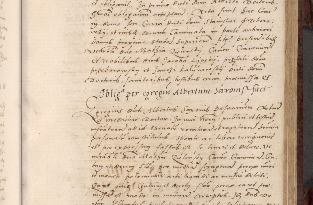 Zdjęcie nr 343 dla obiektu archiwalnego: Acta actorum causar[um sen]tenciarum tam diffinitivarum quam interlocutoriarum et obligacionum coram reverendo domino Benedicto Isdbienski cancellario Gnesnensi, cantore et vicario in spiritualibus generali Craccoviensi ad annum Domini millesimum quingentesimum quadragesimum quartum, cuius indicio est secunda, pontificatus sanctiss[imi] in Christo patris et [domi]ni nostri domini Pauli divina providencia pape tercii feliciter moderni, anno coronancionis eiusdem decimo, continuantur