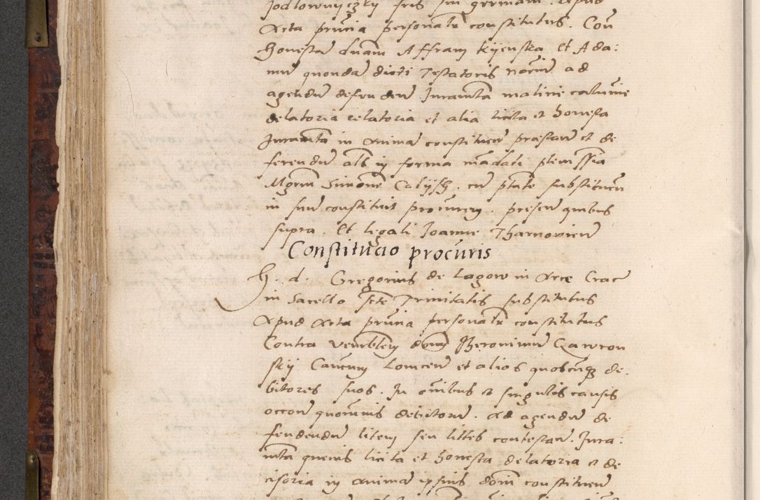 Zdjęcie nr 338 dla obiektu archiwalnego: Acta actorum causar[um sen]tenciarum tam diffinitivarum quam interlocutoriarum et obligacionum coram reverendo domino Benedicto Isdbienski cancellario Gnesnensi, cantore et vicario in spiritualibus generali Craccoviensi ad annum Domini millesimum quingentesimum quadragesimum quartum, cuius indicio est secunda, pontificatus sanctiss[imi] in Christo patris et [domi]ni nostri domini Pauli divina providencia pape tercii feliciter moderni, anno coronancionis eiusdem decimo, continuantur