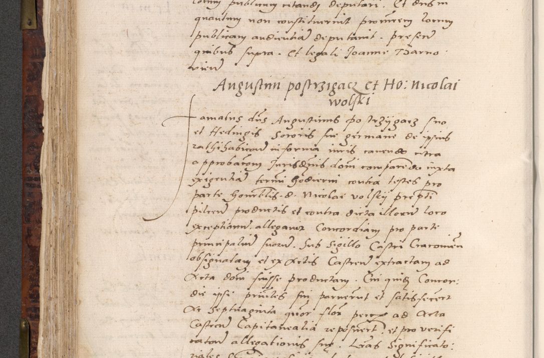Zdjęcie nr 334 dla obiektu archiwalnego: Acta actorum causar[um sen]tenciarum tam diffinitivarum quam interlocutoriarum et obligacionum coram reverendo domino Benedicto Isdbienski cancellario Gnesnensi, cantore et vicario in spiritualibus generali Craccoviensi ad annum Domini millesimum quingentesimum quadragesimum quartum, cuius indicio est secunda, pontificatus sanctiss[imi] in Christo patris et [domi]ni nostri domini Pauli divina providencia pape tercii feliciter moderni, anno coronancionis eiusdem decimo, continuantur