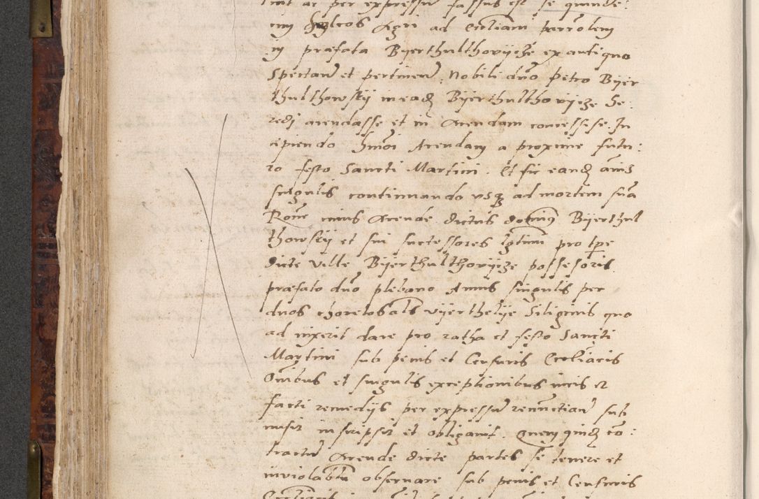 Zdjęcie nr 332 dla obiektu archiwalnego: Acta actorum causar[um sen]tenciarum tam diffinitivarum quam interlocutoriarum et obligacionum coram reverendo domino Benedicto Isdbienski cancellario Gnesnensi, cantore et vicario in spiritualibus generali Craccoviensi ad annum Domini millesimum quingentesimum quadragesimum quartum, cuius indicio est secunda, pontificatus sanctiss[imi] in Christo patris et [domi]ni nostri domini Pauli divina providencia pape tercii feliciter moderni, anno coronancionis eiusdem decimo, continuantur