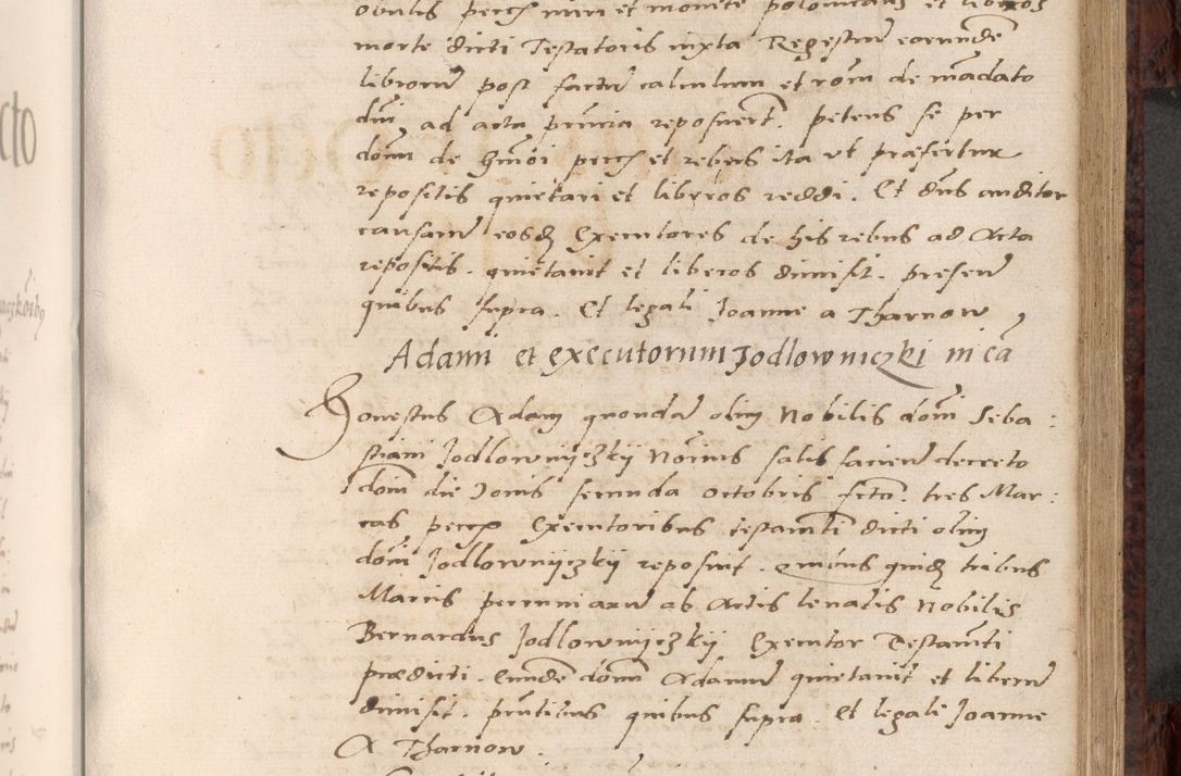 Zdjęcie nr 331 dla obiektu archiwalnego: Acta actorum causar[um sen]tenciarum tam diffinitivarum quam interlocutoriarum et obligacionum coram reverendo domino Benedicto Isdbienski cancellario Gnesnensi, cantore et vicario in spiritualibus generali Craccoviensi ad annum Domini millesimum quingentesimum quadragesimum quartum, cuius indicio est secunda, pontificatus sanctiss[imi] in Christo patris et [domi]ni nostri domini Pauli divina providencia pape tercii feliciter moderni, anno coronancionis eiusdem decimo, continuantur