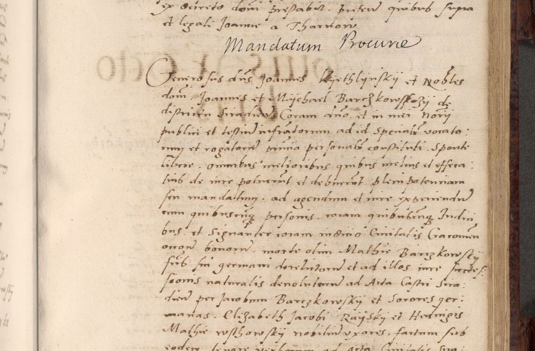 Zdjęcie nr 329 dla obiektu archiwalnego: Acta actorum causar[um sen]tenciarum tam diffinitivarum quam interlocutoriarum et obligacionum coram reverendo domino Benedicto Isdbienski cancellario Gnesnensi, cantore et vicario in spiritualibus generali Craccoviensi ad annum Domini millesimum quingentesimum quadragesimum quartum, cuius indicio est secunda, pontificatus sanctiss[imi] in Christo patris et [domi]ni nostri domini Pauli divina providencia pape tercii feliciter moderni, anno coronancionis eiusdem decimo, continuantur
