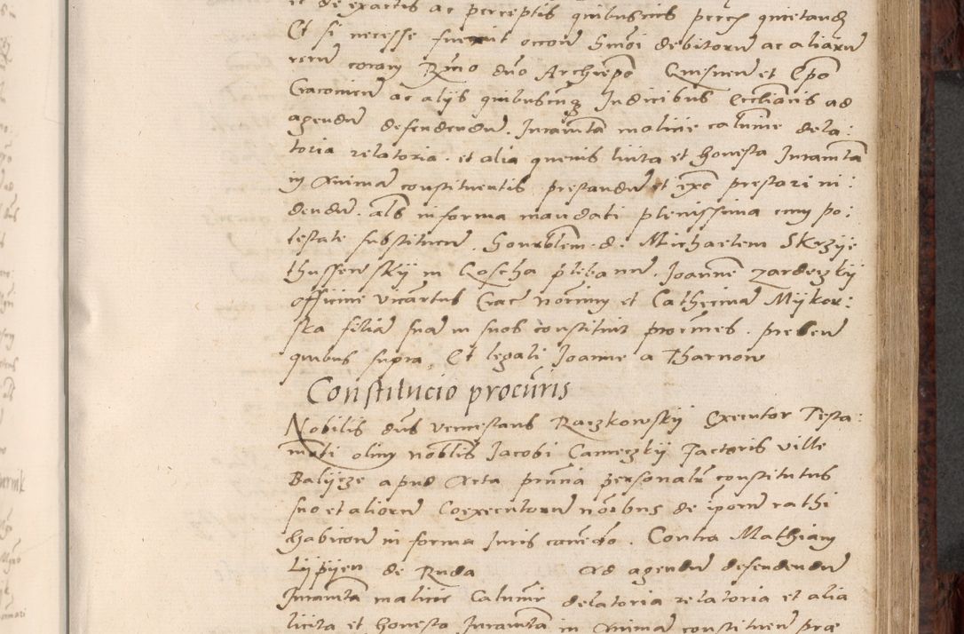 Zdjęcie nr 327 dla obiektu archiwalnego: Acta actorum causar[um sen]tenciarum tam diffinitivarum quam interlocutoriarum et obligacionum coram reverendo domino Benedicto Isdbienski cancellario Gnesnensi, cantore et vicario in spiritualibus generali Craccoviensi ad annum Domini millesimum quingentesimum quadragesimum quartum, cuius indicio est secunda, pontificatus sanctiss[imi] in Christo patris et [domi]ni nostri domini Pauli divina providencia pape tercii feliciter moderni, anno coronancionis eiusdem decimo, continuantur