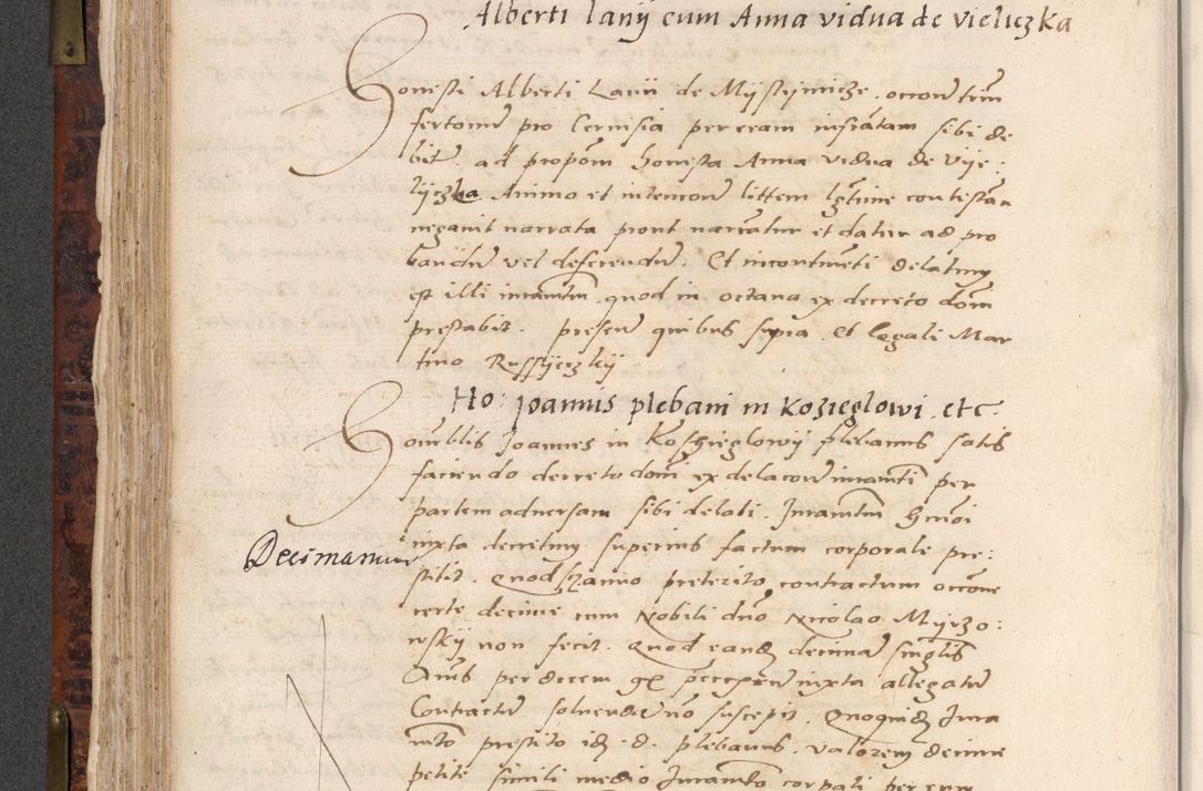 Zdjęcie nr 324 dla obiektu archiwalnego: Acta actorum causar[um sen]tenciarum tam diffinitivarum quam interlocutoriarum et obligacionum coram reverendo domino Benedicto Isdbienski cancellario Gnesnensi, cantore et vicario in spiritualibus generali Craccoviensi ad annum Domini millesimum quingentesimum quadragesimum quartum, cuius indicio est secunda, pontificatus sanctiss[imi] in Christo patris et [domi]ni nostri domini Pauli divina providencia pape tercii feliciter moderni, anno coronancionis eiusdem decimo, continuantur