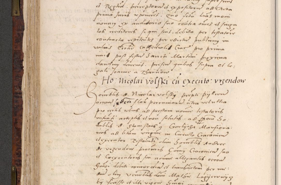 Zdjęcie nr 322 dla obiektu archiwalnego: Acta actorum causar[um sen]tenciarum tam diffinitivarum quam interlocutoriarum et obligacionum coram reverendo domino Benedicto Isdbienski cancellario Gnesnensi, cantore et vicario in spiritualibus generali Craccoviensi ad annum Domini millesimum quingentesimum quadragesimum quartum, cuius indicio est secunda, pontificatus sanctiss[imi] in Christo patris et [domi]ni nostri domini Pauli divina providencia pape tercii feliciter moderni, anno coronancionis eiusdem decimo, continuantur