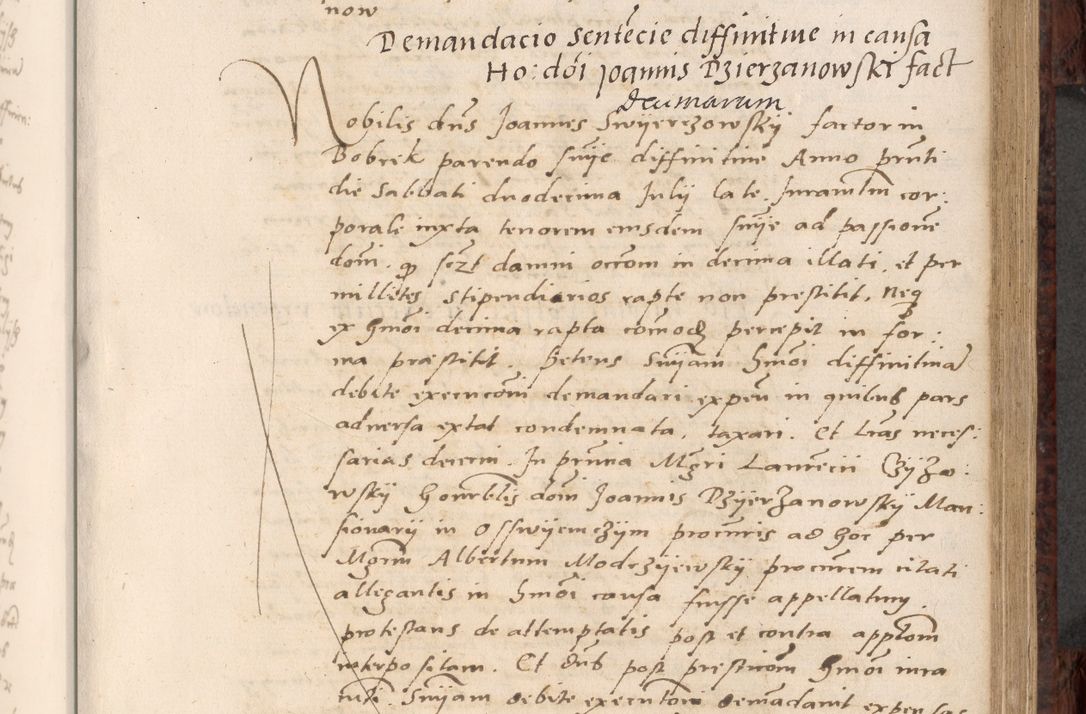 Zdjęcie nr 321 dla obiektu archiwalnego: Acta actorum causar[um sen]tenciarum tam diffinitivarum quam interlocutoriarum et obligacionum coram reverendo domino Benedicto Isdbienski cancellario Gnesnensi, cantore et vicario in spiritualibus generali Craccoviensi ad annum Domini millesimum quingentesimum quadragesimum quartum, cuius indicio est secunda, pontificatus sanctiss[imi] in Christo patris et [domi]ni nostri domini Pauli divina providencia pape tercii feliciter moderni, anno coronancionis eiusdem decimo, continuantur