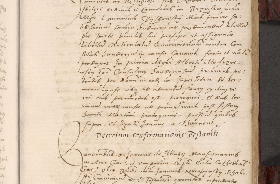 Zdjęcie nr 315 dla obiektu archiwalnego: Acta actorum causar[um sen]tenciarum tam diffinitivarum quam interlocutoriarum et obligacionum coram reverendo domino Benedicto Isdbienski cancellario Gnesnensi, cantore et vicario in spiritualibus generali Craccoviensi ad annum Domini millesimum quingentesimum quadragesimum quartum, cuius indicio est secunda, pontificatus sanctiss[imi] in Christo patris et [domi]ni nostri domini Pauli divina providencia pape tercii feliciter moderni, anno coronancionis eiusdem decimo, continuantur