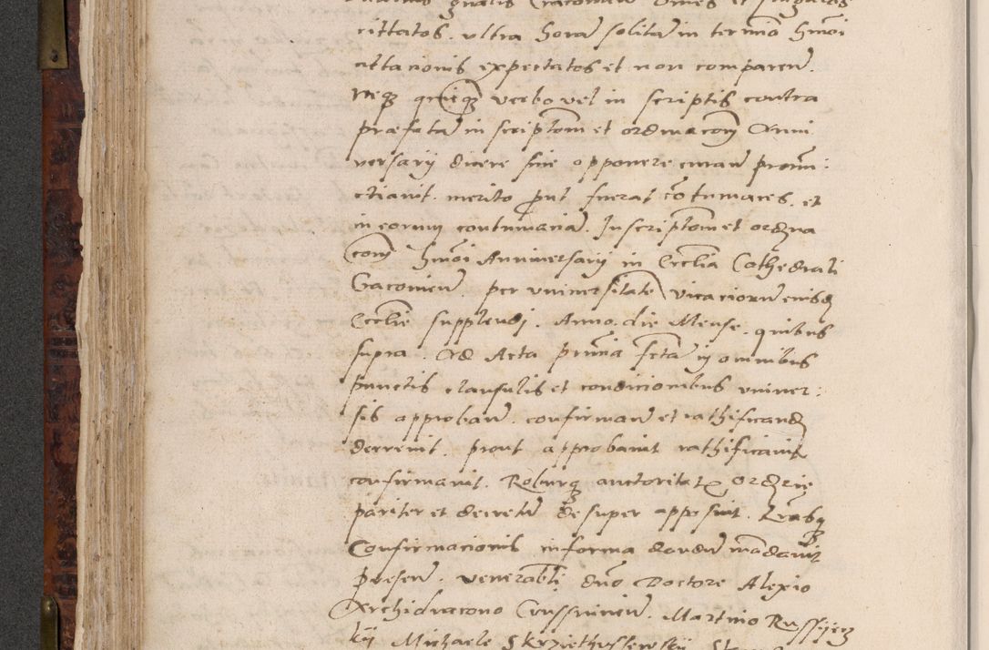 Zdjęcie nr 316 dla obiektu archiwalnego: Acta actorum causar[um sen]tenciarum tam diffinitivarum quam interlocutoriarum et obligacionum coram reverendo domino Benedicto Isdbienski cancellario Gnesnensi, cantore et vicario in spiritualibus generali Craccoviensi ad annum Domini millesimum quingentesimum quadragesimum quartum, cuius indicio est secunda, pontificatus sanctiss[imi] in Christo patris et [domi]ni nostri domini Pauli divina providencia pape tercii feliciter moderni, anno coronancionis eiusdem decimo, continuantur