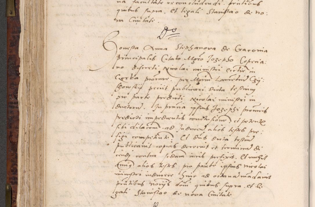Zdjęcie nr 308 dla obiektu archiwalnego: Acta actorum causar[um sen]tenciarum tam diffinitivarum quam interlocutoriarum et obligacionum coram reverendo domino Benedicto Isdbienski cancellario Gnesnensi, cantore et vicario in spiritualibus generali Craccoviensi ad annum Domini millesimum quingentesimum quadragesimum quartum, cuius indicio est secunda, pontificatus sanctiss[imi] in Christo patris et [domi]ni nostri domini Pauli divina providencia pape tercii feliciter moderni, anno coronancionis eiusdem decimo, continuantur