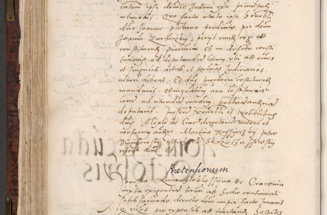 Zdjęcie nr 306 dla obiektu archiwalnego: Acta actorum causar[um sen]tenciarum tam diffinitivarum quam interlocutoriarum et obligacionum coram reverendo domino Benedicto Isdbienski cancellario Gnesnensi, cantore et vicario in spiritualibus generali Craccoviensi ad annum Domini millesimum quingentesimum quadragesimum quartum, cuius indicio est secunda, pontificatus sanctiss[imi] in Christo patris et [domi]ni nostri domini Pauli divina providencia pape tercii feliciter moderni, anno coronancionis eiusdem decimo, continuantur