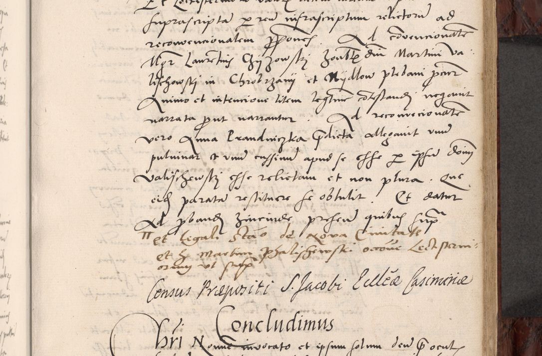 Zdjęcie nr 303 dla obiektu archiwalnego: Acta actorum causar[um sen]tenciarum tam diffinitivarum quam interlocutoriarum et obligacionum coram reverendo domino Benedicto Isdbienski cancellario Gnesnensi, cantore et vicario in spiritualibus generali Craccoviensi ad annum Domini millesimum quingentesimum quadragesimum quartum, cuius indicio est secunda, pontificatus sanctiss[imi] in Christo patris et [domi]ni nostri domini Pauli divina providencia pape tercii feliciter moderni, anno coronancionis eiusdem decimo, continuantur