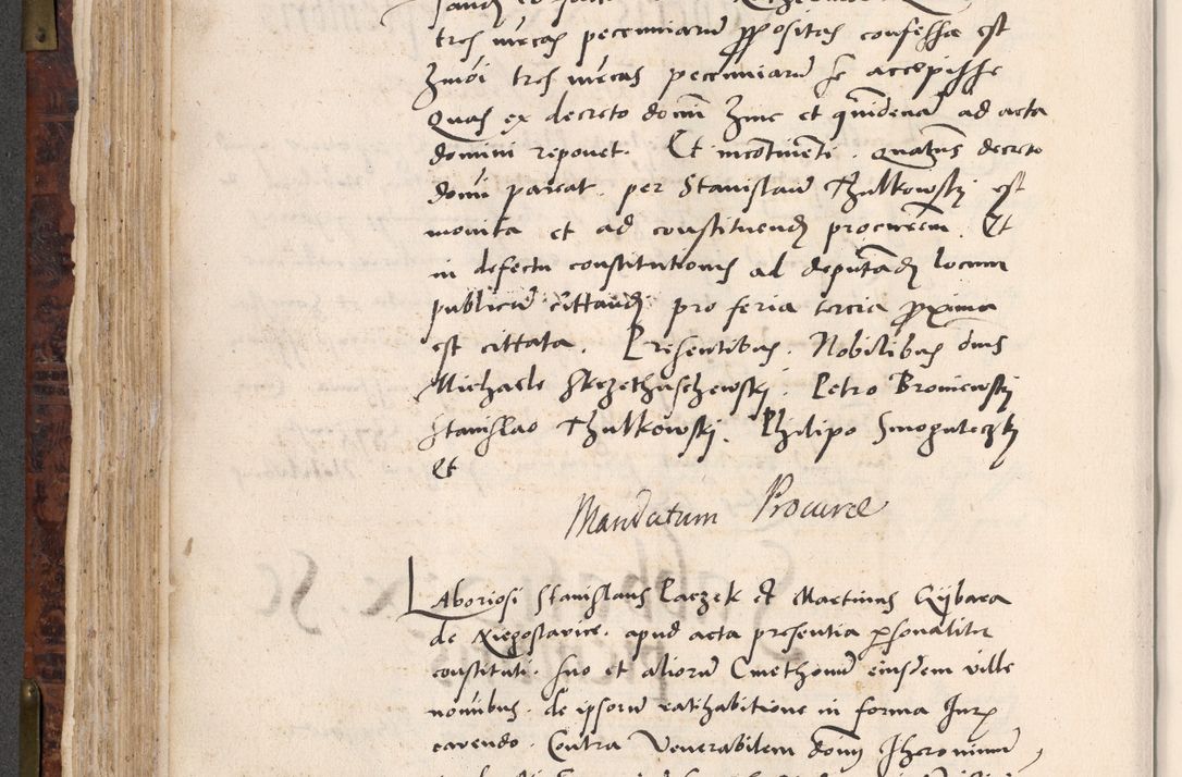 Zdjęcie nr 294 dla obiektu archiwalnego: Acta actorum causar[um sen]tenciarum tam diffinitivarum quam interlocutoriarum et obligacionum coram reverendo domino Benedicto Isdbienski cancellario Gnesnensi, cantore et vicario in spiritualibus generali Craccoviensi ad annum Domini millesimum quingentesimum quadragesimum quartum, cuius indicio est secunda, pontificatus sanctiss[imi] in Christo patris et [domi]ni nostri domini Pauli divina providencia pape tercii feliciter moderni, anno coronancionis eiusdem decimo, continuantur