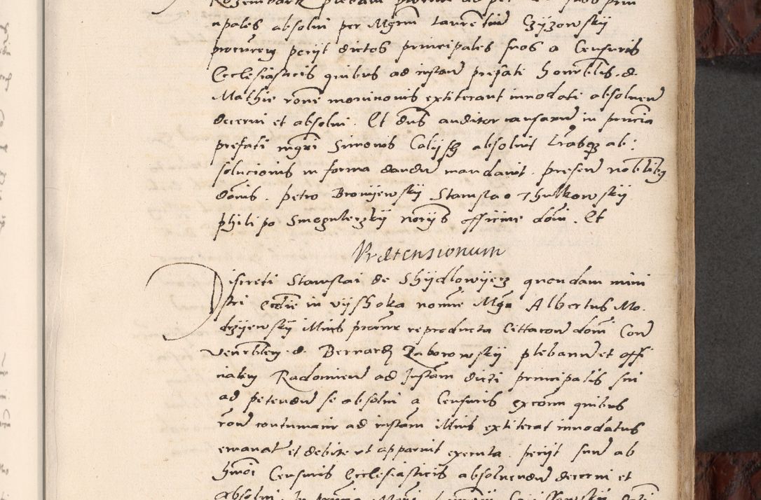 Zdjęcie nr 283 dla obiektu archiwalnego: Acta actorum causar[um sen]tenciarum tam diffinitivarum quam interlocutoriarum et obligacionum coram reverendo domino Benedicto Isdbienski cancellario Gnesnensi, cantore et vicario in spiritualibus generali Craccoviensi ad annum Domini millesimum quingentesimum quadragesimum quartum, cuius indicio est secunda, pontificatus sanctiss[imi] in Christo patris et [domi]ni nostri domini Pauli divina providencia pape tercii feliciter moderni, anno coronancionis eiusdem decimo, continuantur