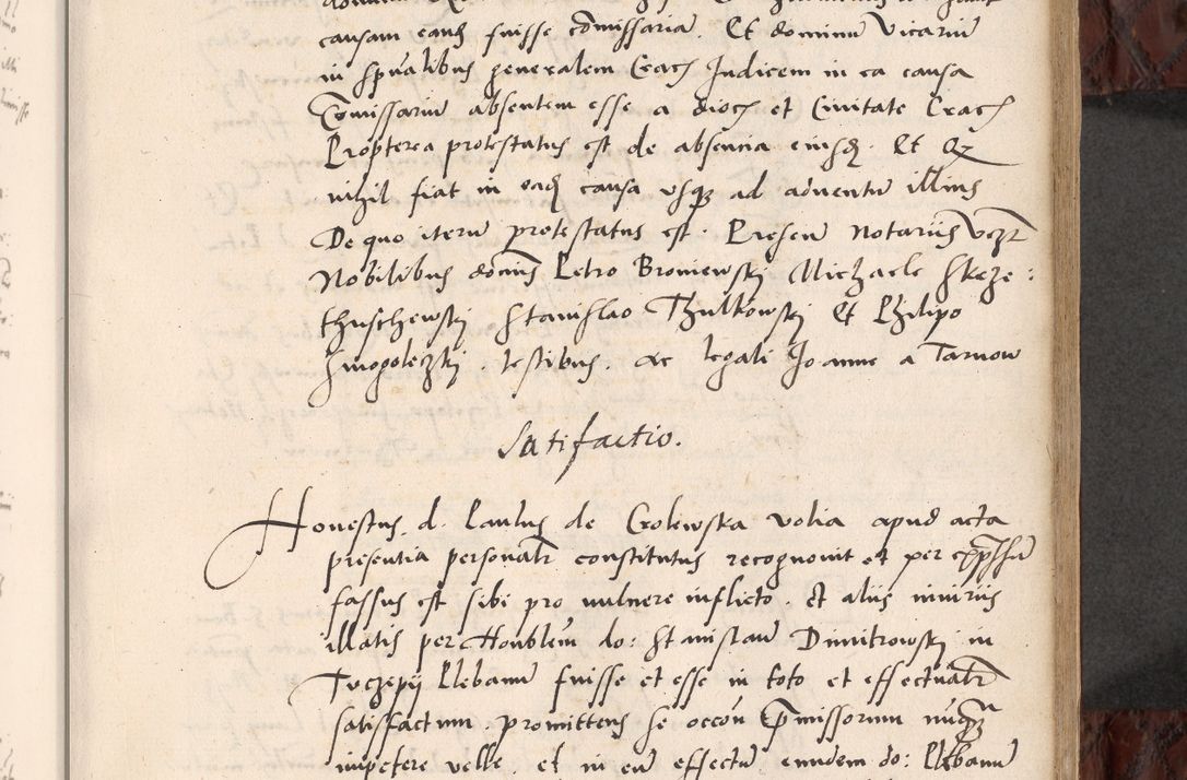 Zdjęcie nr 287 dla obiektu archiwalnego: Acta actorum causar[um sen]tenciarum tam diffinitivarum quam interlocutoriarum et obligacionum coram reverendo domino Benedicto Isdbienski cancellario Gnesnensi, cantore et vicario in spiritualibus generali Craccoviensi ad annum Domini millesimum quingentesimum quadragesimum quartum, cuius indicio est secunda, pontificatus sanctiss[imi] in Christo patris et [domi]ni nostri domini Pauli divina providencia pape tercii feliciter moderni, anno coronancionis eiusdem decimo, continuantur