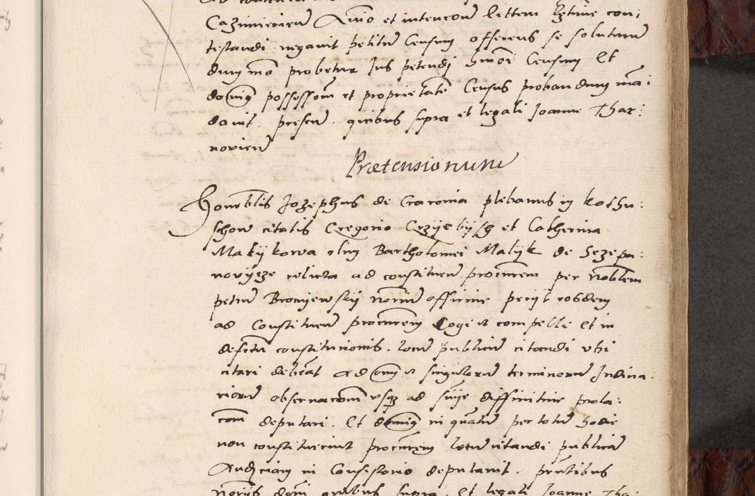 Zdjęcie nr 281 dla obiektu archiwalnego: Acta actorum causar[um sen]tenciarum tam diffinitivarum quam interlocutoriarum et obligacionum coram reverendo domino Benedicto Isdbienski cancellario Gnesnensi, cantore et vicario in spiritualibus generali Craccoviensi ad annum Domini millesimum quingentesimum quadragesimum quartum, cuius indicio est secunda, pontificatus sanctiss[imi] in Christo patris et [domi]ni nostri domini Pauli divina providencia pape tercii feliciter moderni, anno coronancionis eiusdem decimo, continuantur