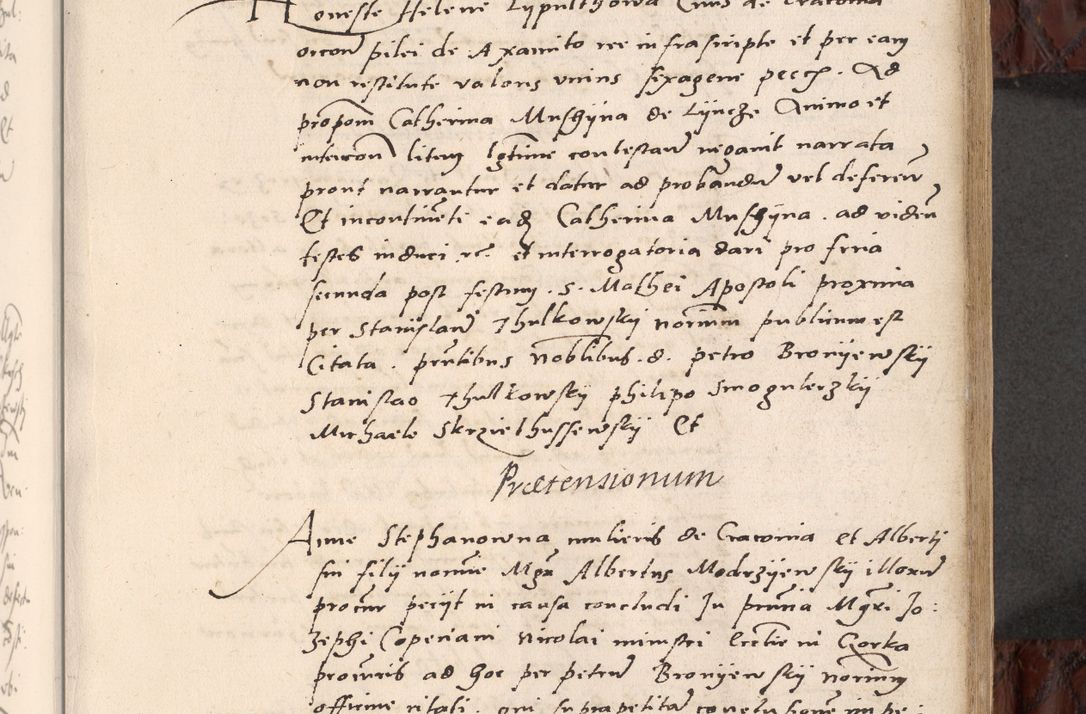 Zdjęcie nr 279 dla obiektu archiwalnego: Acta actorum causar[um sen]tenciarum tam diffinitivarum quam interlocutoriarum et obligacionum coram reverendo domino Benedicto Isdbienski cancellario Gnesnensi, cantore et vicario in spiritualibus generali Craccoviensi ad annum Domini millesimum quingentesimum quadragesimum quartum, cuius indicio est secunda, pontificatus sanctiss[imi] in Christo patris et [domi]ni nostri domini Pauli divina providencia pape tercii feliciter moderni, anno coronancionis eiusdem decimo, continuantur
