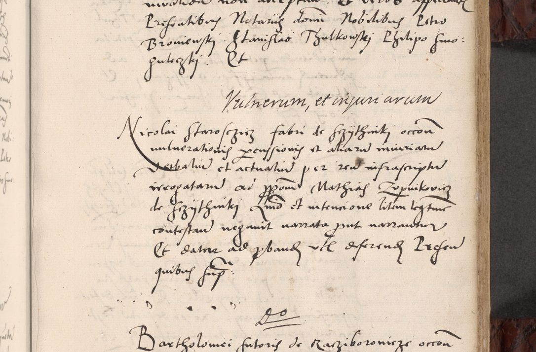 Zdjęcie nr 277 dla obiektu archiwalnego: Acta actorum causar[um sen]tenciarum tam diffinitivarum quam interlocutoriarum et obligacionum coram reverendo domino Benedicto Isdbienski cancellario Gnesnensi, cantore et vicario in spiritualibus generali Craccoviensi ad annum Domini millesimum quingentesimum quadragesimum quartum, cuius indicio est secunda, pontificatus sanctiss[imi] in Christo patris et [domi]ni nostri domini Pauli divina providencia pape tercii feliciter moderni, anno coronancionis eiusdem decimo, continuantur