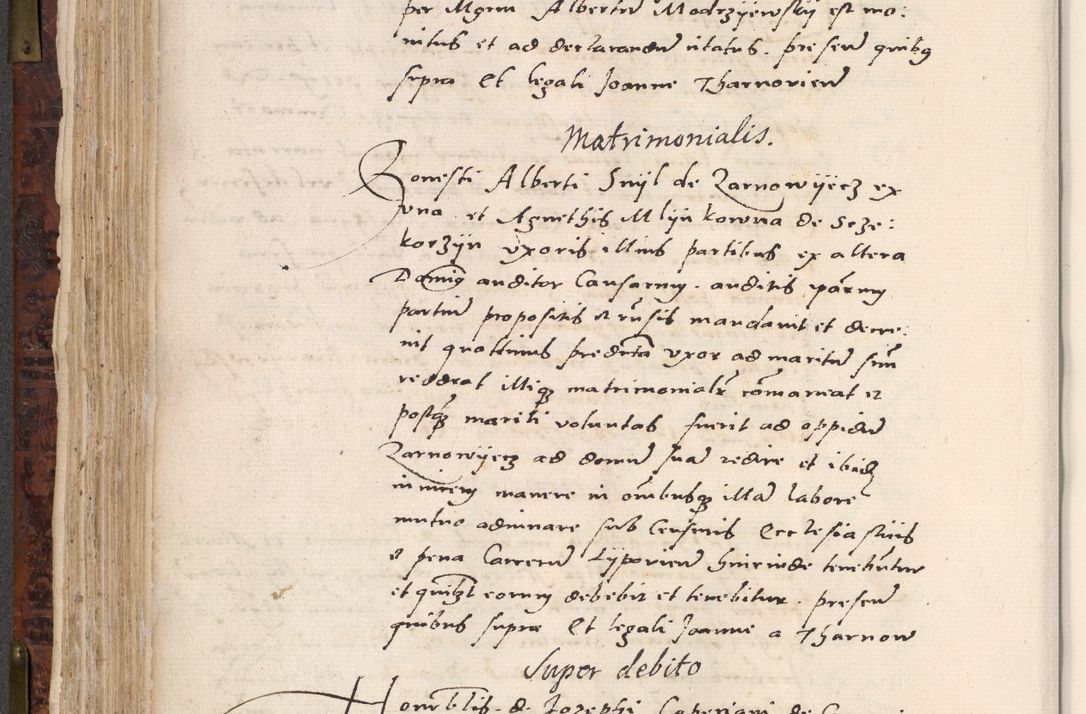 Zdjęcie nr 280 dla obiektu archiwalnego: Acta actorum causar[um sen]tenciarum tam diffinitivarum quam interlocutoriarum et obligacionum coram reverendo domino Benedicto Isdbienski cancellario Gnesnensi, cantore et vicario in spiritualibus generali Craccoviensi ad annum Domini millesimum quingentesimum quadragesimum quartum, cuius indicio est secunda, pontificatus sanctiss[imi] in Christo patris et [domi]ni nostri domini Pauli divina providencia pape tercii feliciter moderni, anno coronancionis eiusdem decimo, continuantur